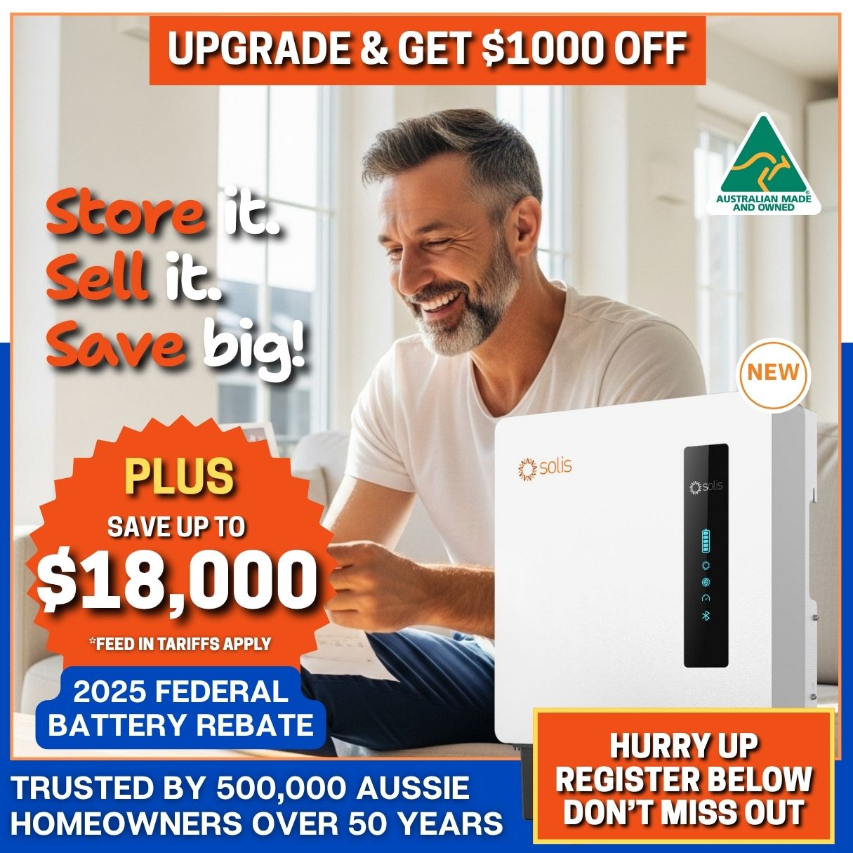 Solar Batteries Store it, sell it, save big